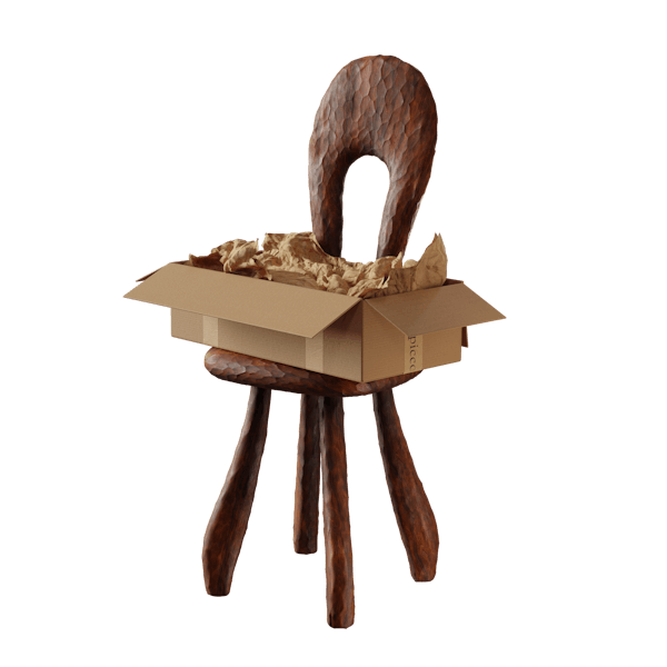 Chair with open box